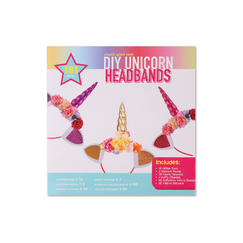 DIY Unicornis Headbands Kids Creative Toy