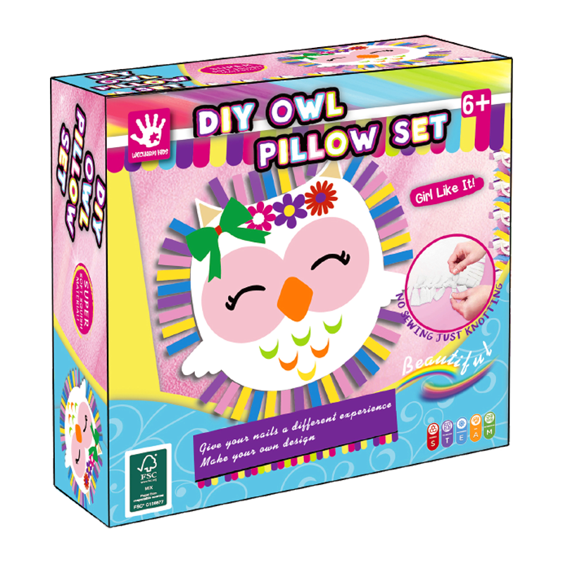 Diy Owl Pulvinar Knitting Toy Kit Set